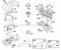 Part Location Diagram of 496700 Briggs and Stratton Base-air Cleaner